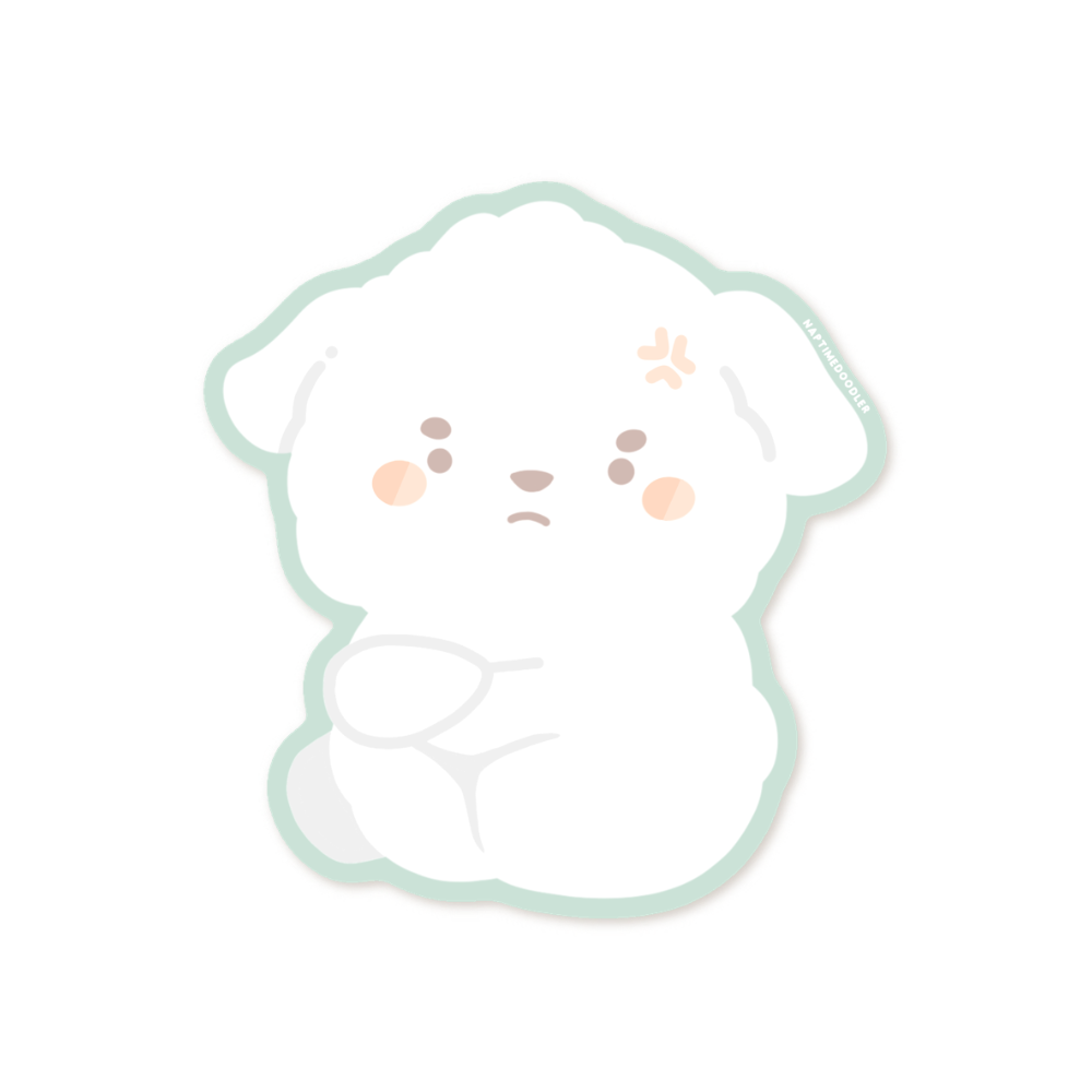 Angry Harbs Sticker