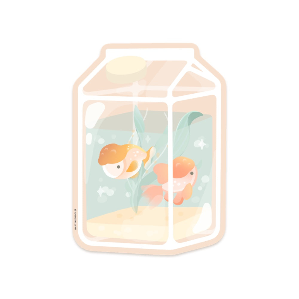 Fish Carton Sticker
