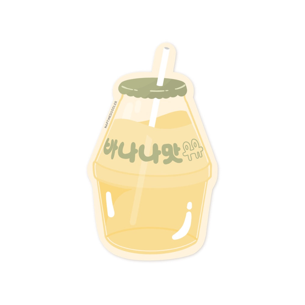 Banana Milk Sticker