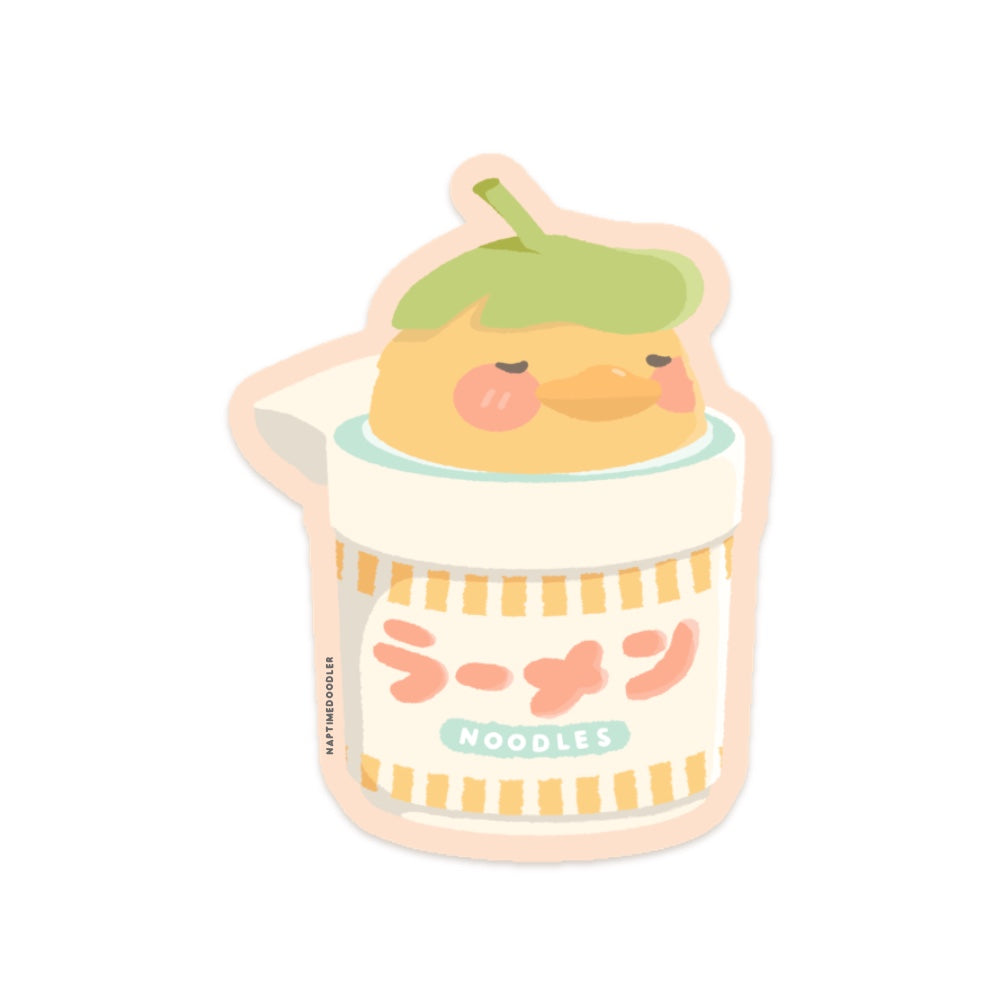 Bird Onsen Noodles Sticker