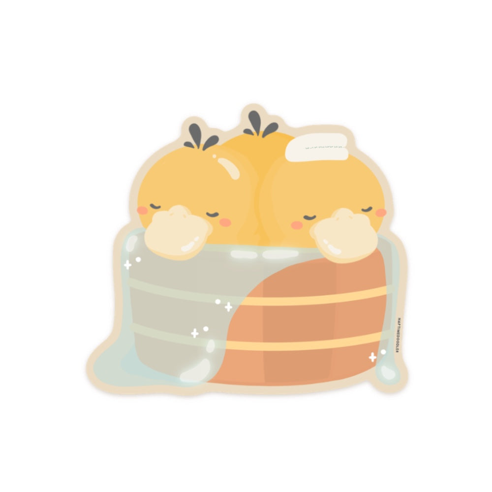 Onsen Duckies Sticker