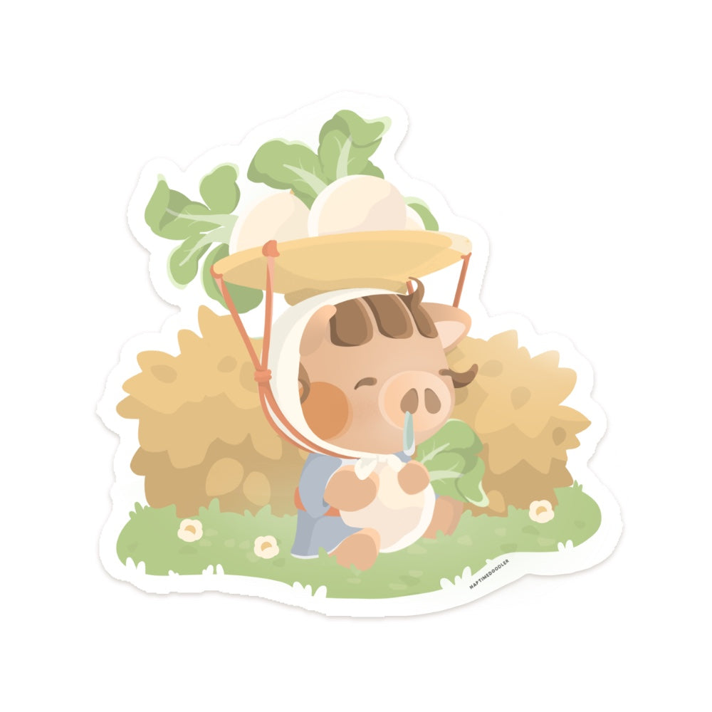 Turnip Boar Sticker