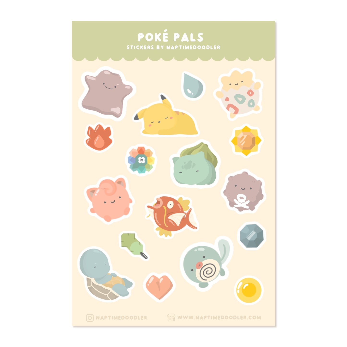 Pocket Pals Sticker Sheet