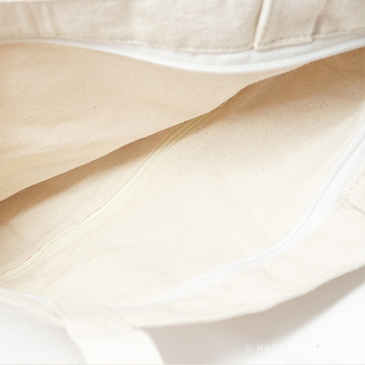 Cotton Canvas Zipped Tote Bags