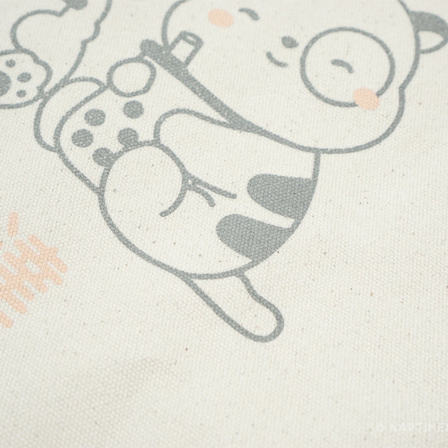 Cotton Canvas Zipped Tote Bags