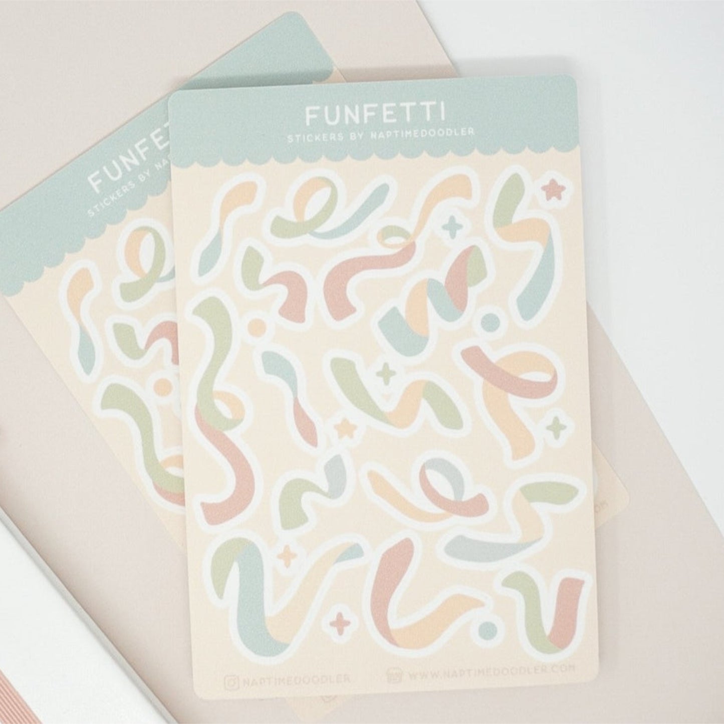 Funfetti Sticker Sheet (Shimmer)