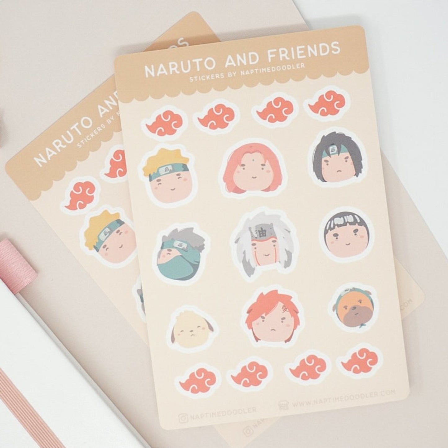 Ninja and Friends Sticker Sheet