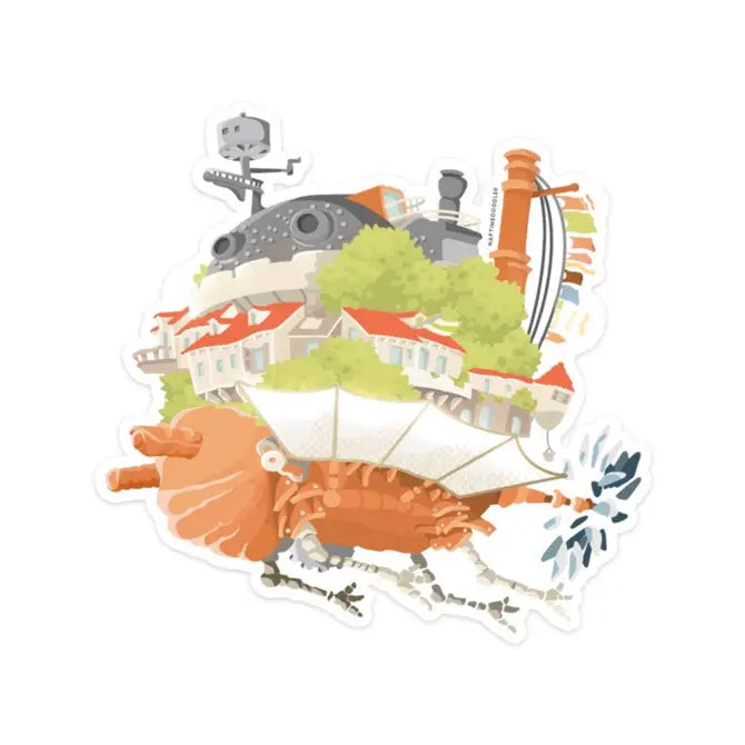 Floating Castle Sticker
