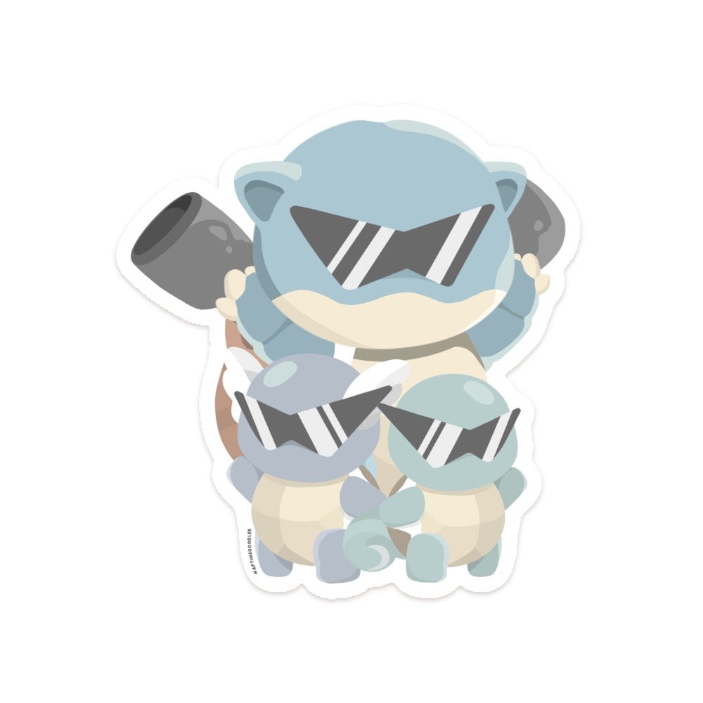 Turtle Squad Sticker