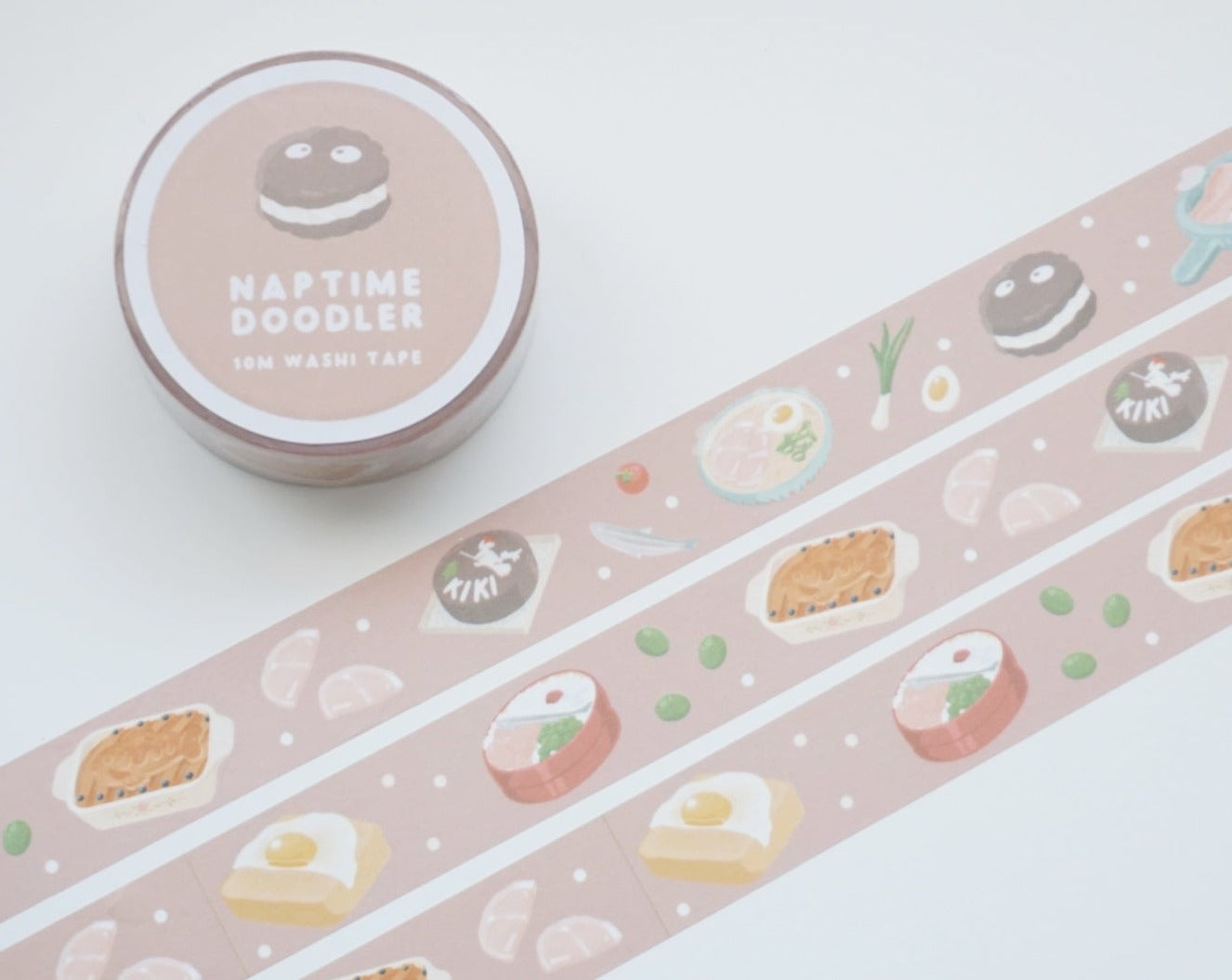 Anime Food Washi Tape - Pink