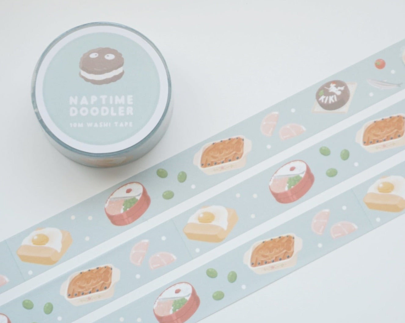 Anime Food Washi Tape - Blue