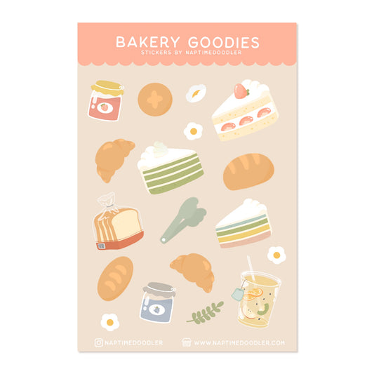 Bakery Goodies Sticker Sheet