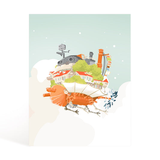 Floating Castle Art Print (5 x 7)