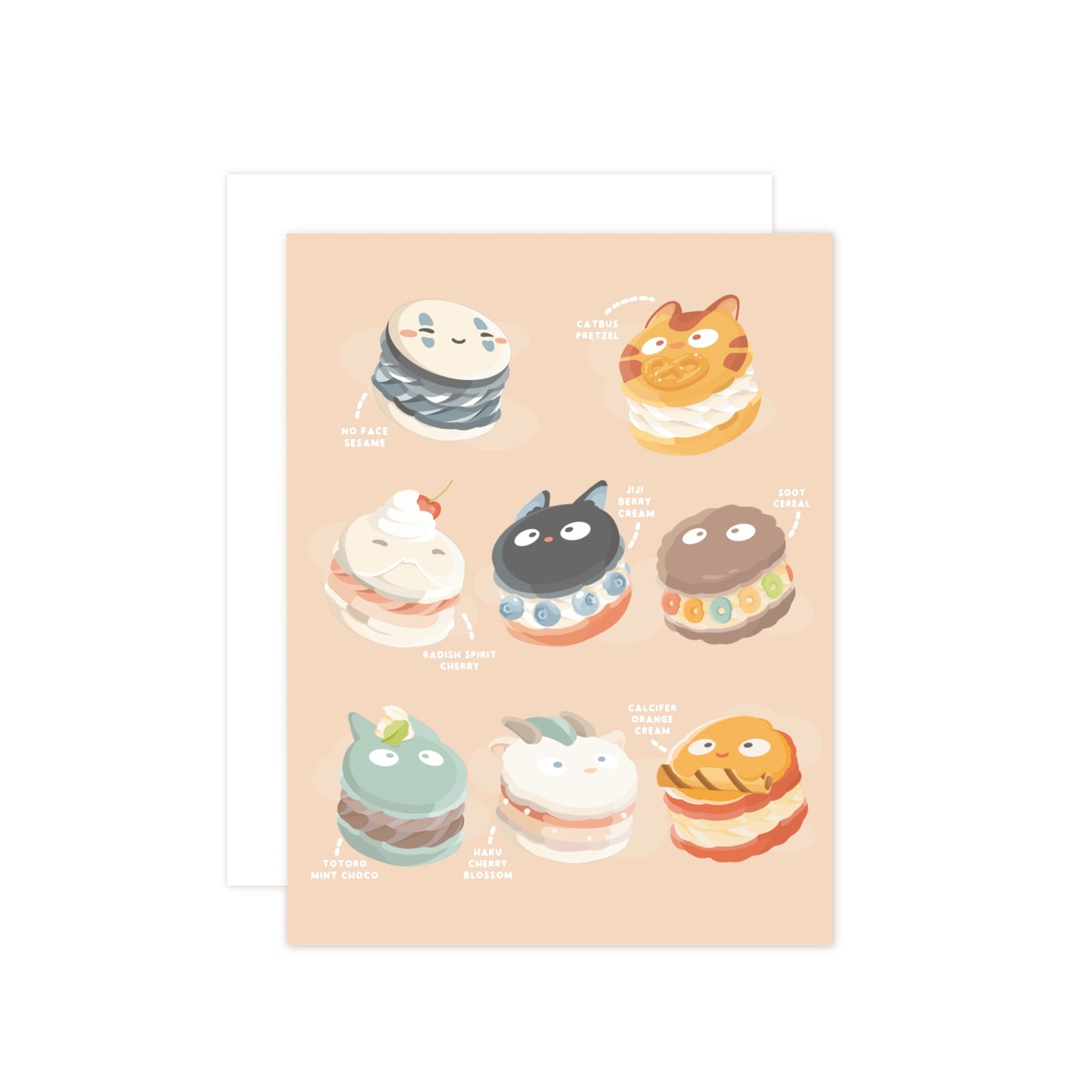 Anime Macaron Greeting Card