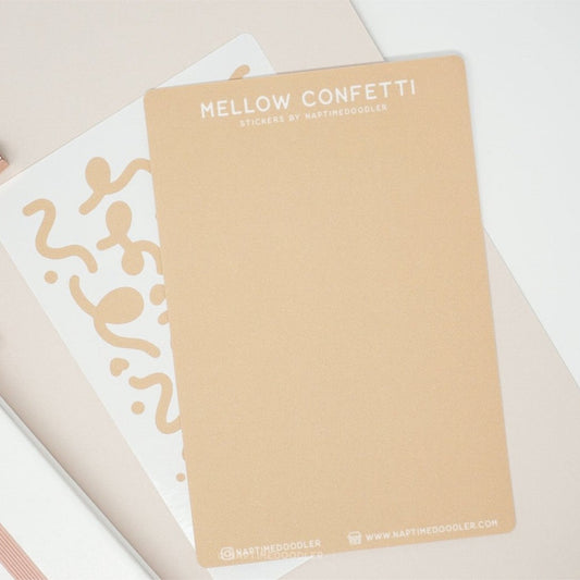 Mellow Confetti Sticker Sheet (Shimmer)