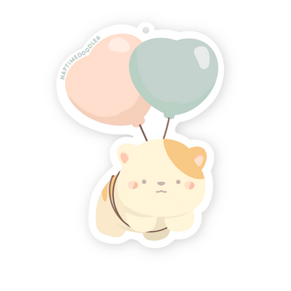 Floating Catsu Honey Peach Air Freshener