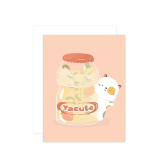 Yacute Greeting Card