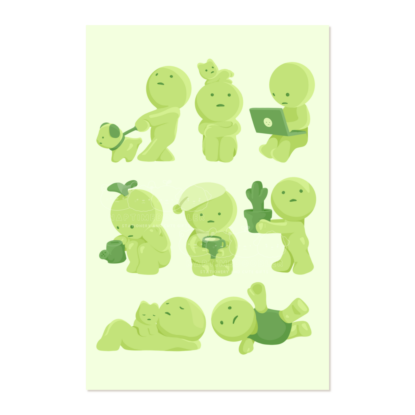 Day by Day Art Print (5 x 7)