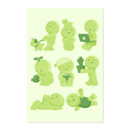 Day by Day Art Print (5 x 7)