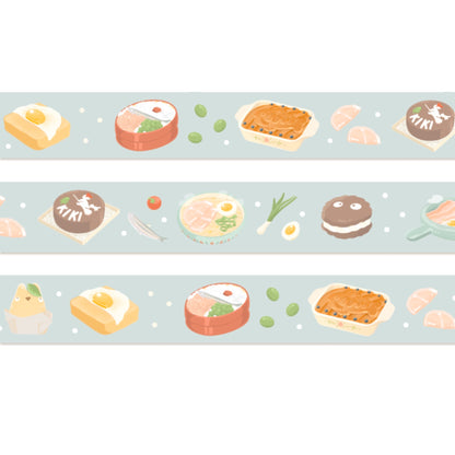 Anime Food Washi Tape - Blue
