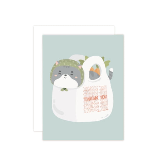 Thank You Cat Greeting Card