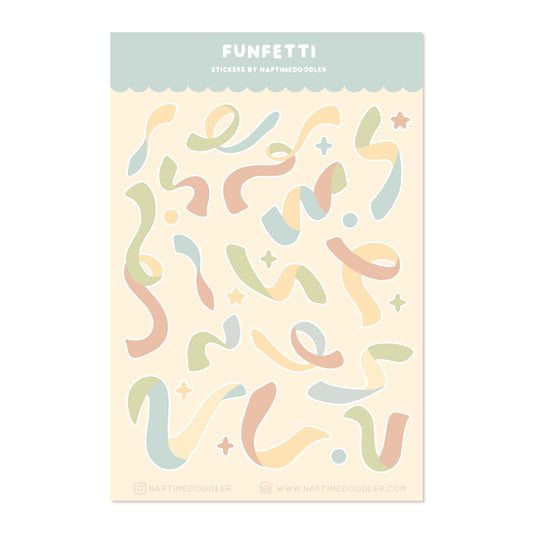 Funfetti Sticker Sheet (Shimmer)