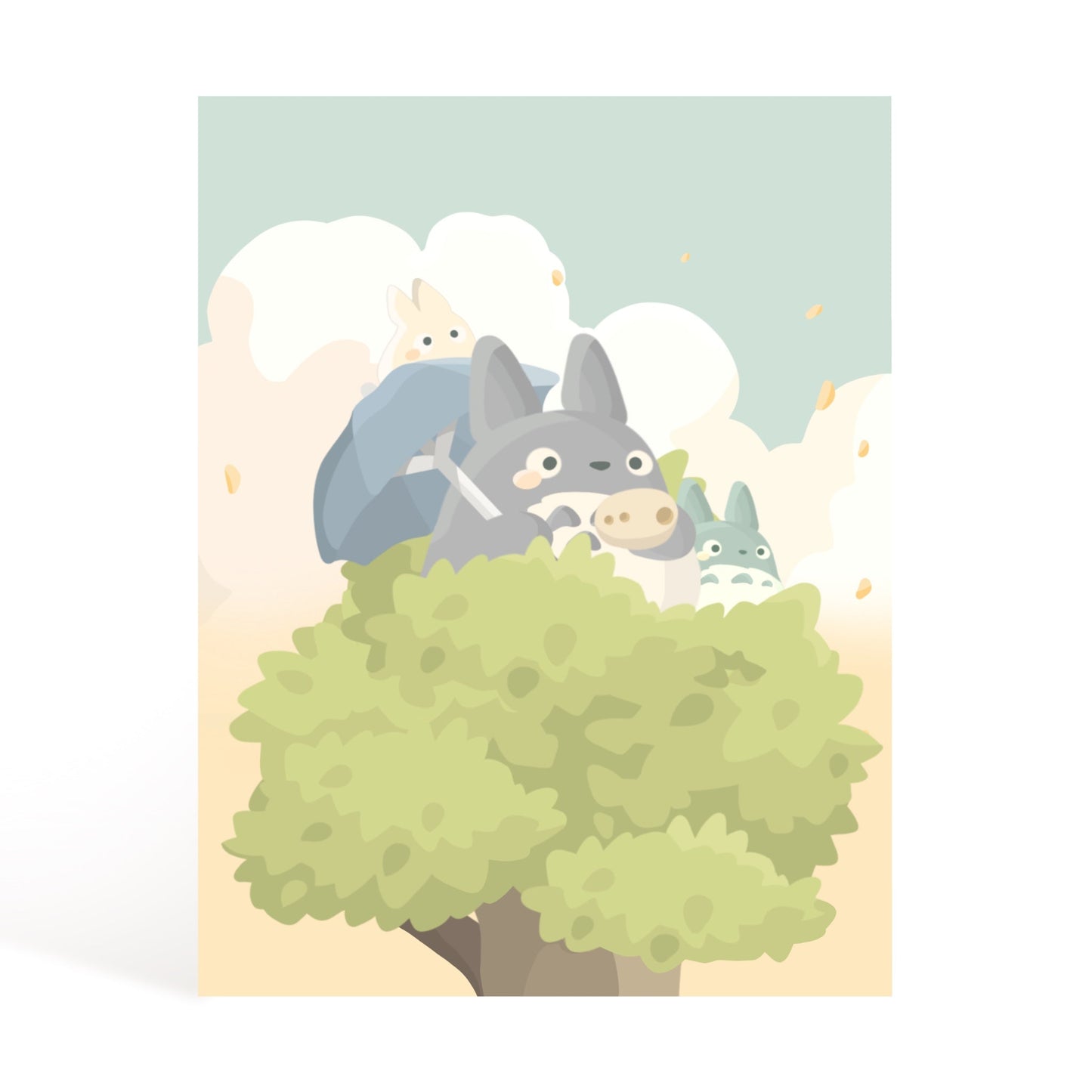 Neighbor Tree Pals Art Print (5 x 7)
