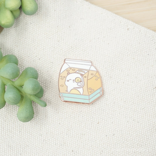 Mr. Cat x Tamago Sando (Egg Sandwich) Enamel Pin