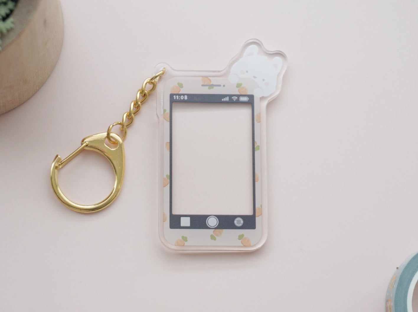 Maru Phone Pal Acrylic Keychain