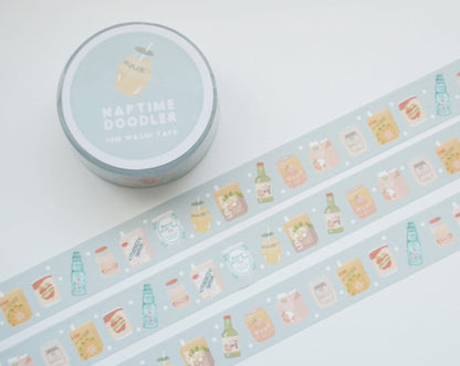 Asian Drinks Washi Tape